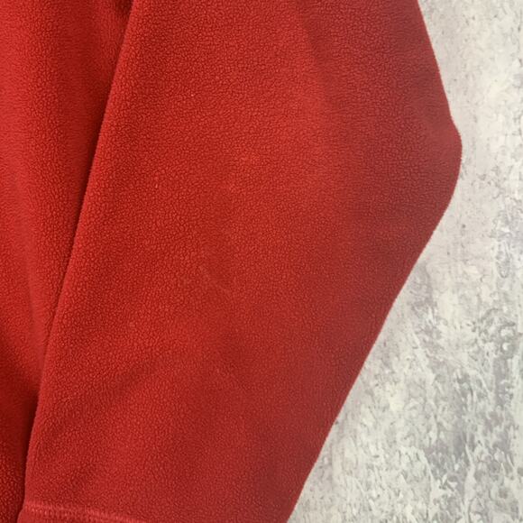 Vintage Polo Ralph Lauren Sweater Mens Large Red 1/4 Zip Pullover Made In USA - Picture 6 of 8